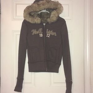 Hollister Faux Fur Jacket